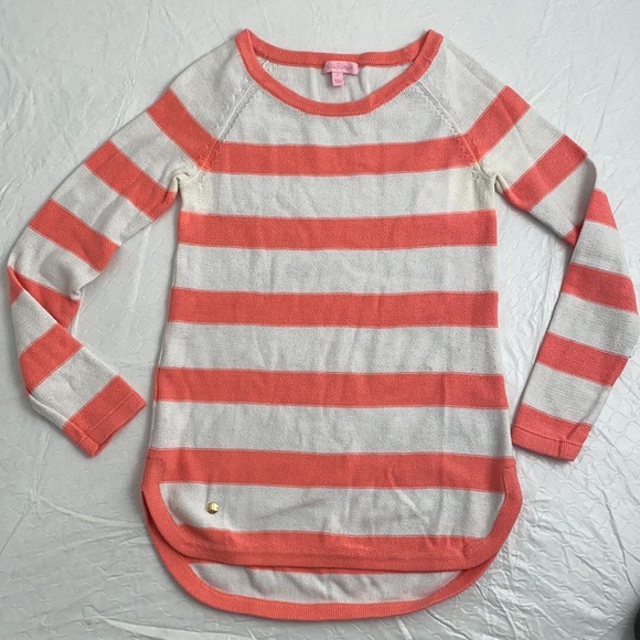 Lilly Pulitzer Paige Yummy Melon Summertime Stripe - Picture 10 of 16